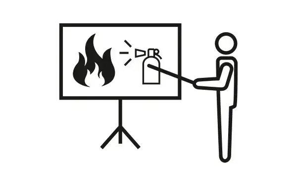 Brandschutzhelfer Wiederholungsschulung-Vorteile bei CWS-Inkl. Feuerlöscher-Übung