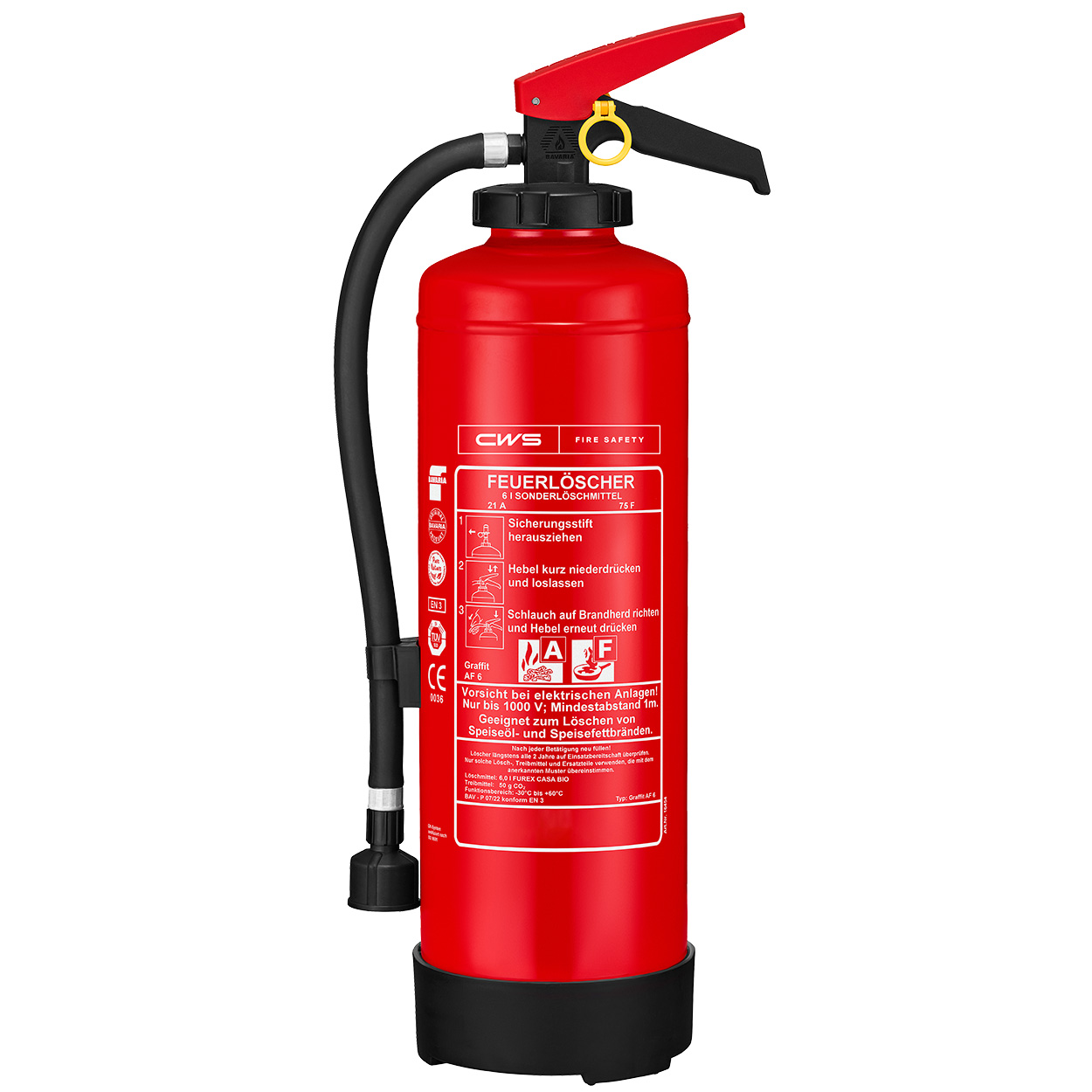 Feuerlöscher-Arten-Fettbrandlöscher-CWS Fire Safety