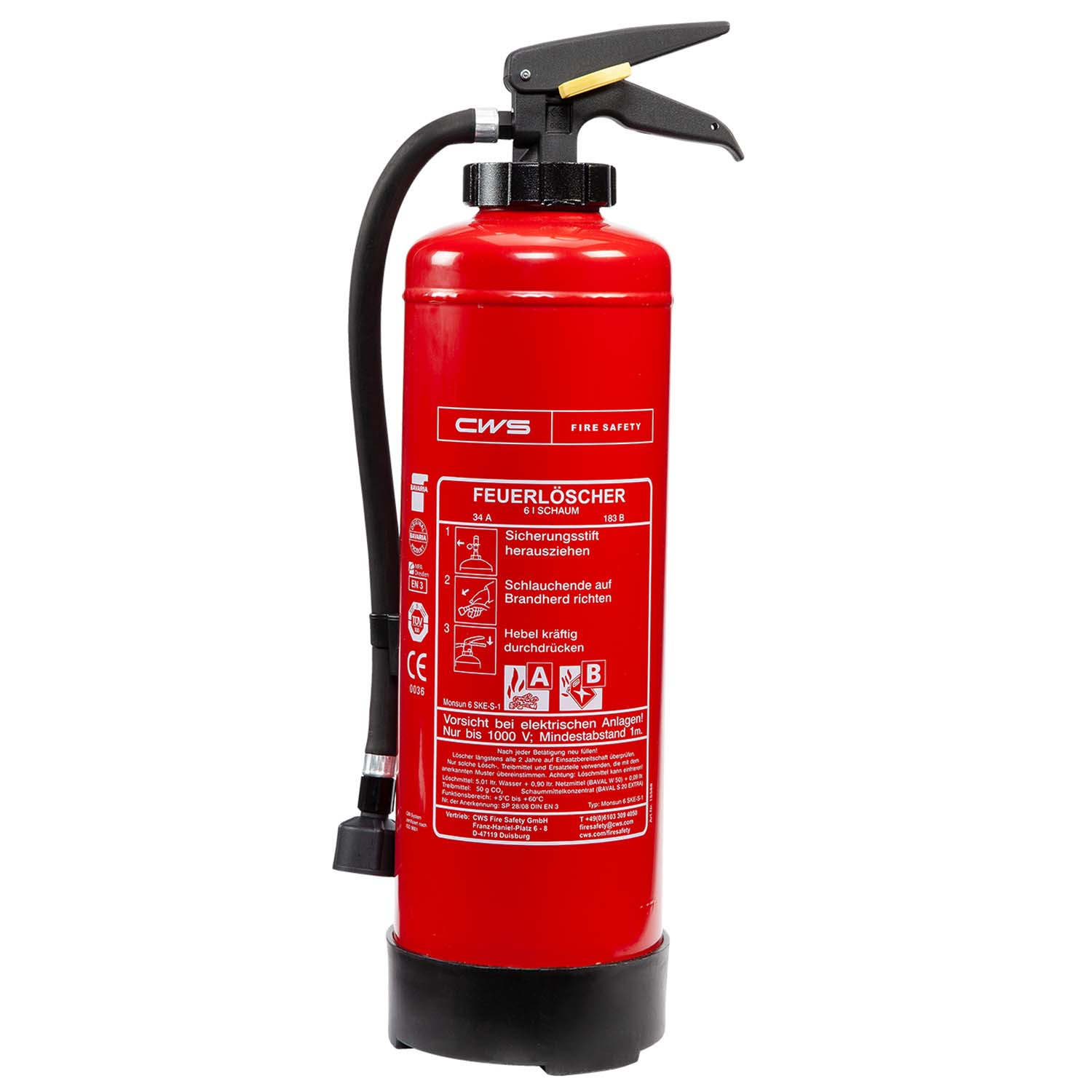 Arten von Feuerlöschern im Überblick-Welche Feuerlöscher gibt es-CWS Fire Safety