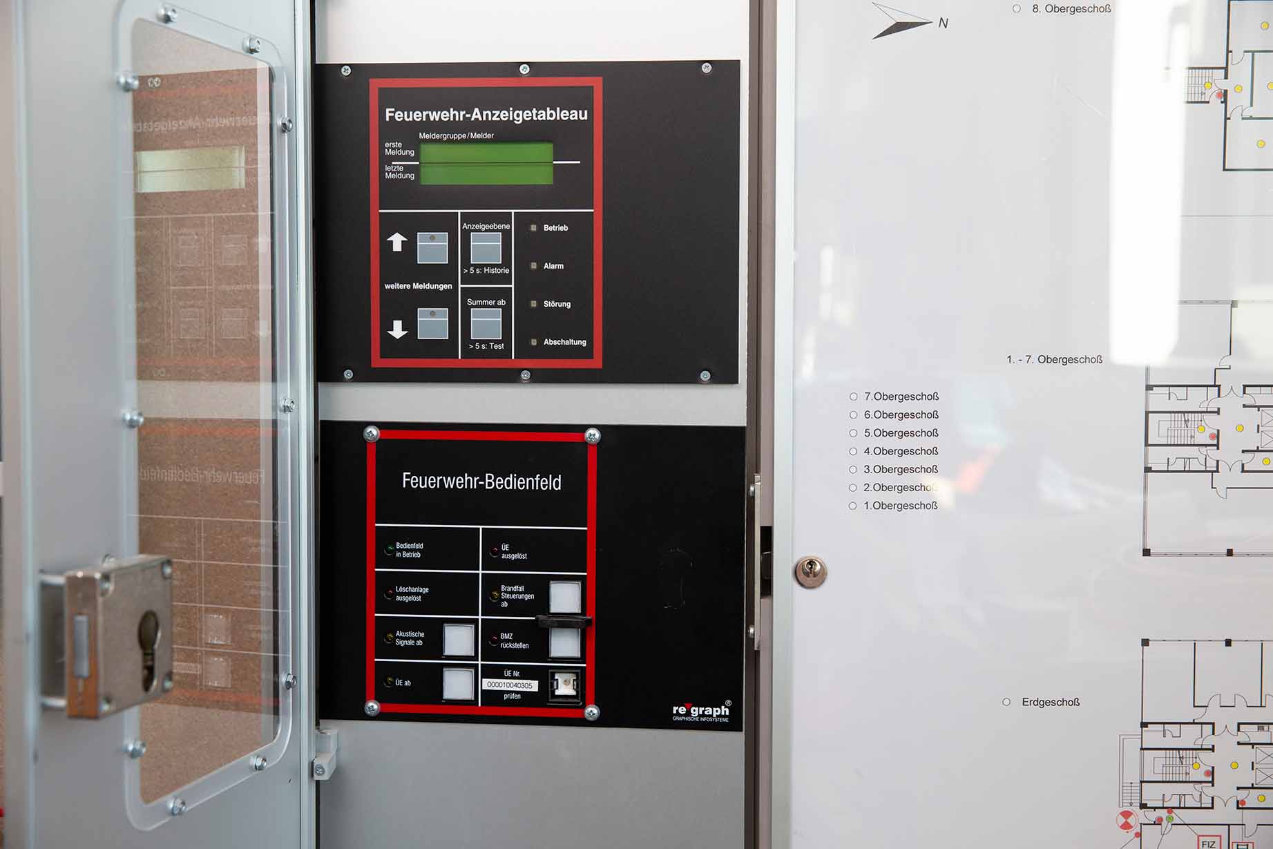 Aufbau Brandmeldeanlage-Feuerwehrinformationszentrale-CWS Fire Safety