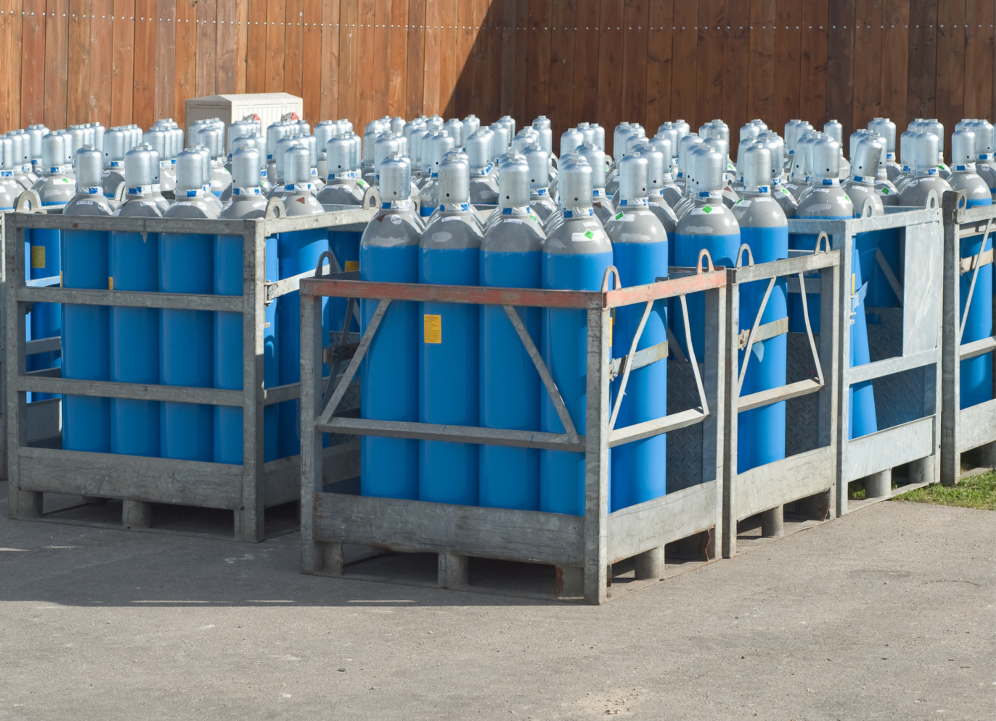 Betrieblicher Brandschutz Lager Gasflaschen