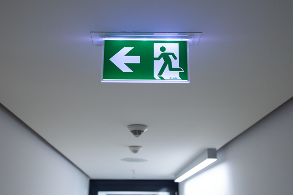 Betrieblicher Brandschutz Sicherheitsbeleuchtung