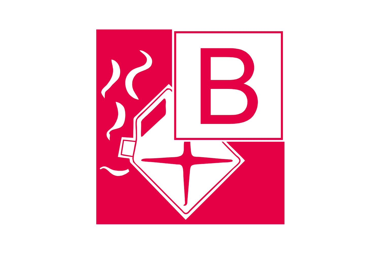 Brandklasse B-Piktogramm-CWS Fire Safety