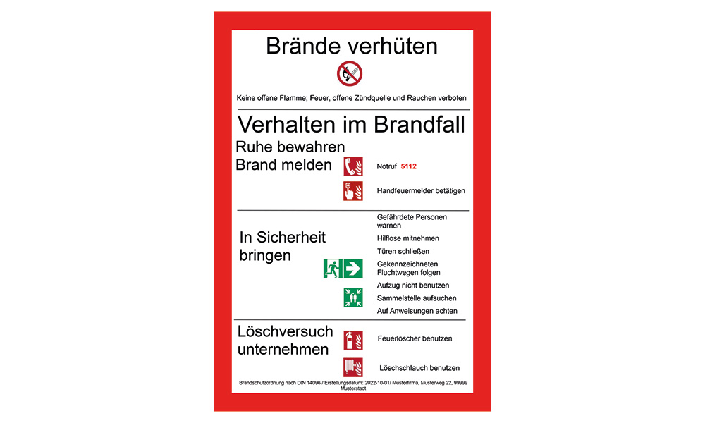 Brandschutzordnung erstellen lassen-CWS Fire Safety