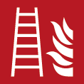Brandschutzsymbole-F003 - Feuerleiter