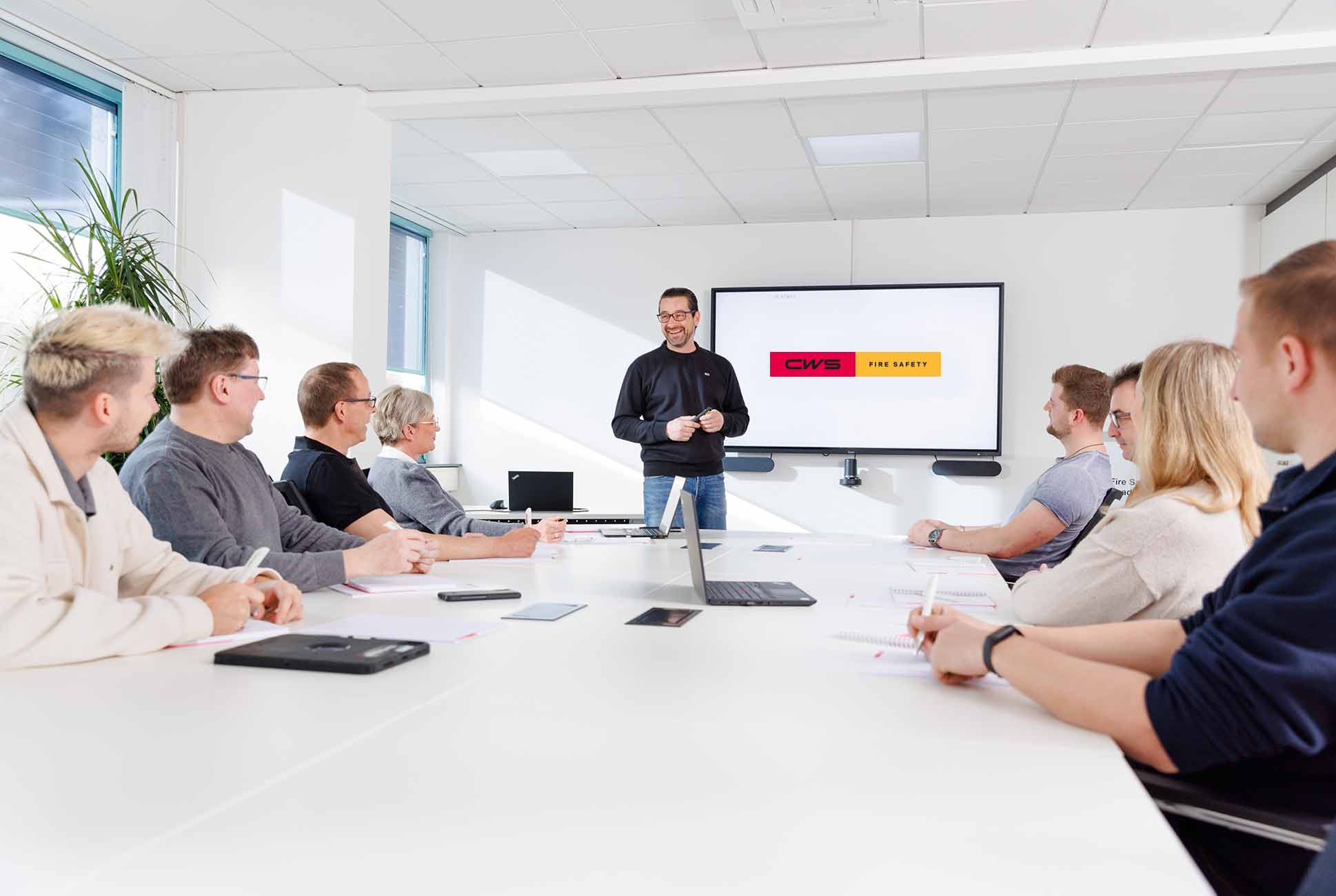Brandschutztraining vom Profi-CWS Fire Safety