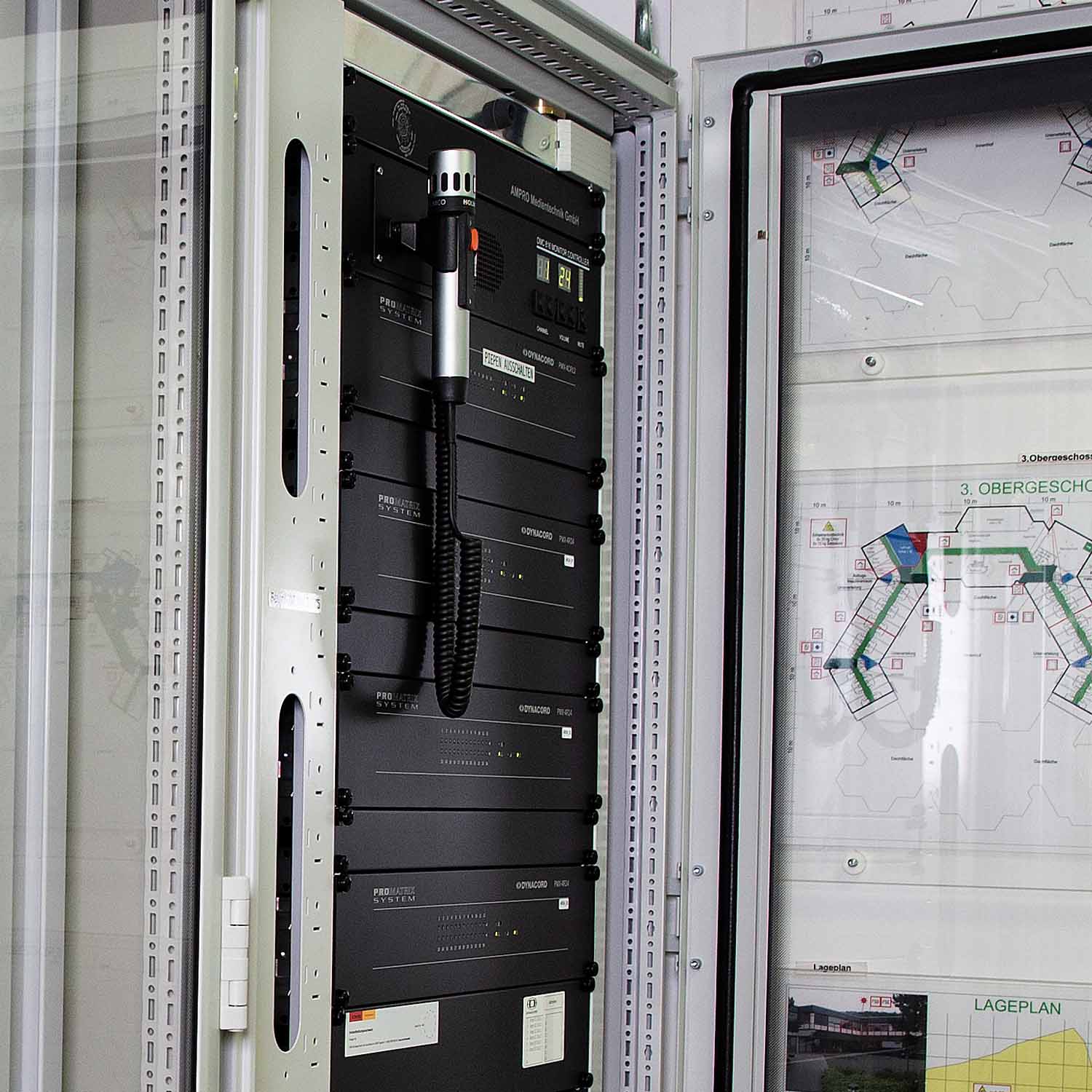 Details einer ELA-Elektroakustische Anlage-CWS Fire Safety