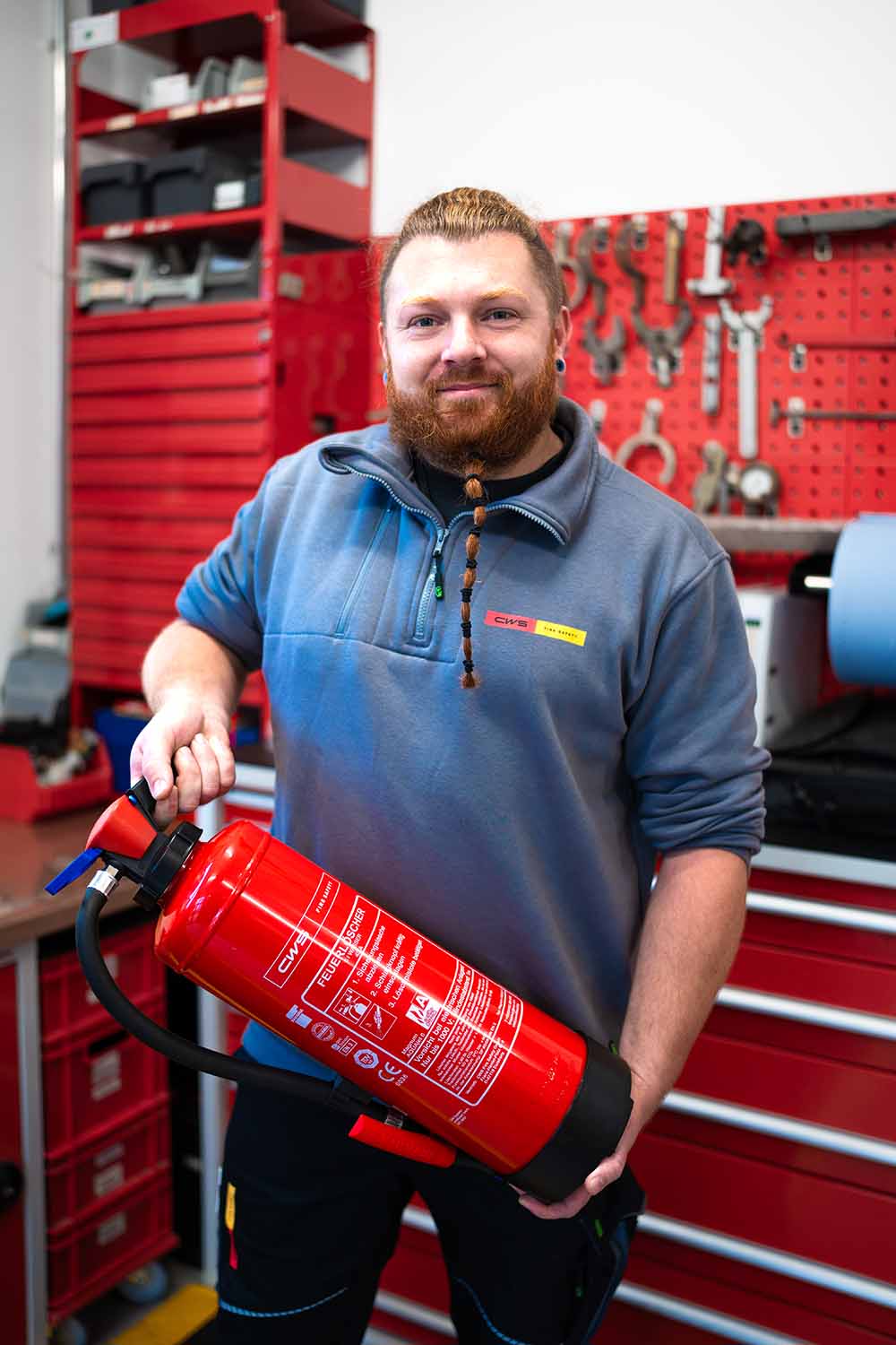 Löschmitteleinheiten-Unsere Experten unterstützen-CWS Fire Safety