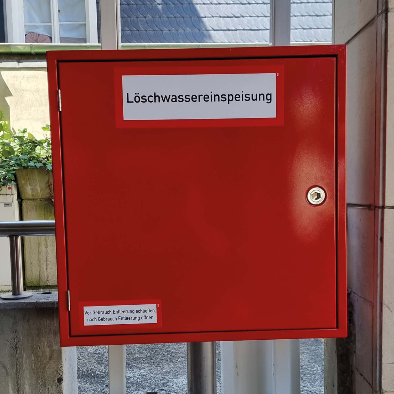 Löschwassereinspeisung trocken-Feuerwehreinspeisung-CWS Fire Safety