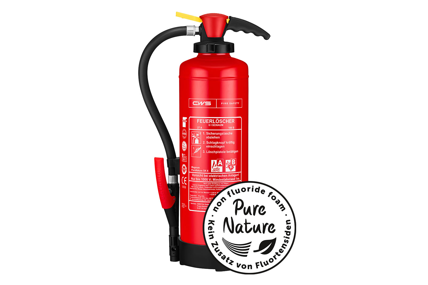 PFAS-freie Feuerlöscher von CWS Fire Safety-Jetzt informieren