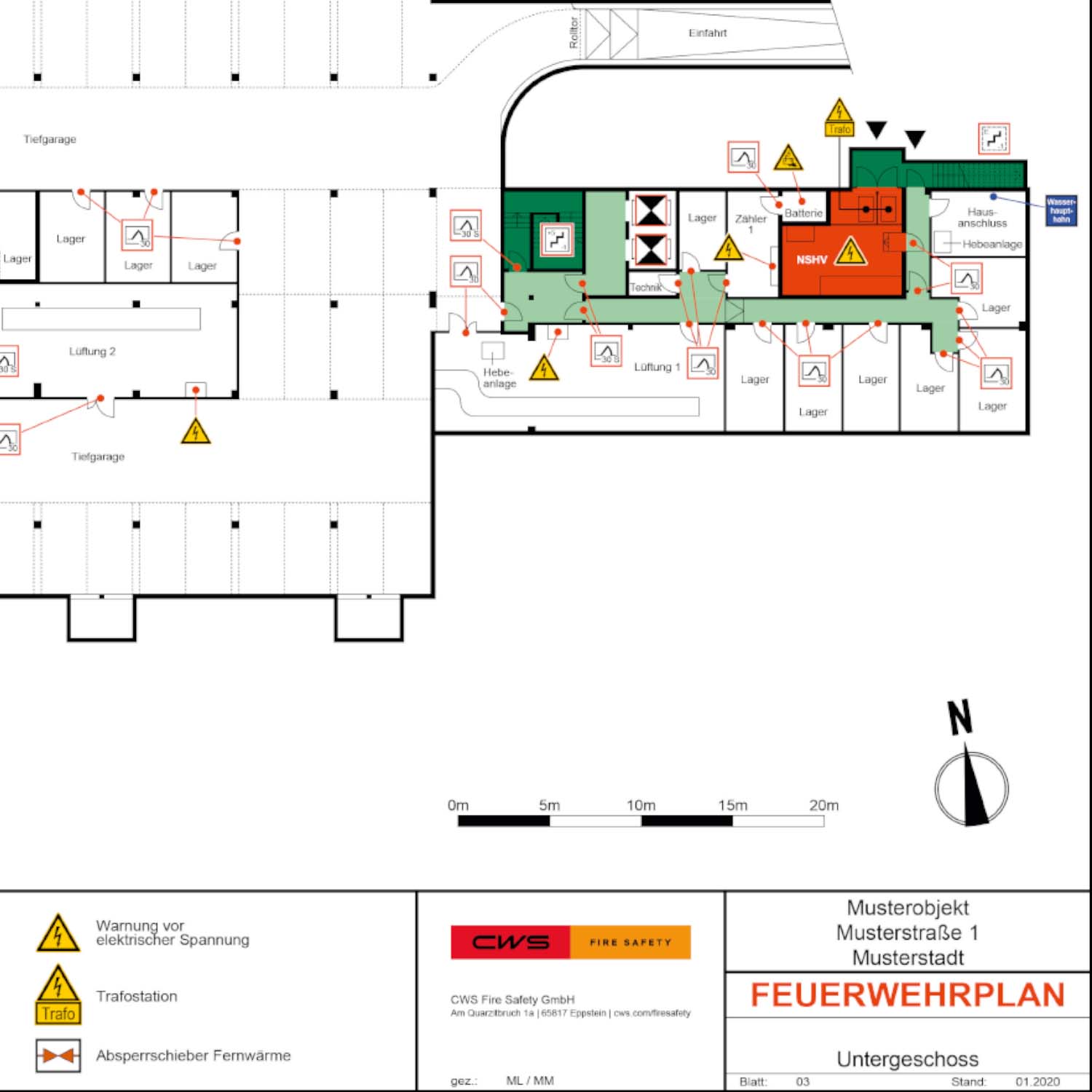 Revision Feuerwehrplan-CWS Fire Safety