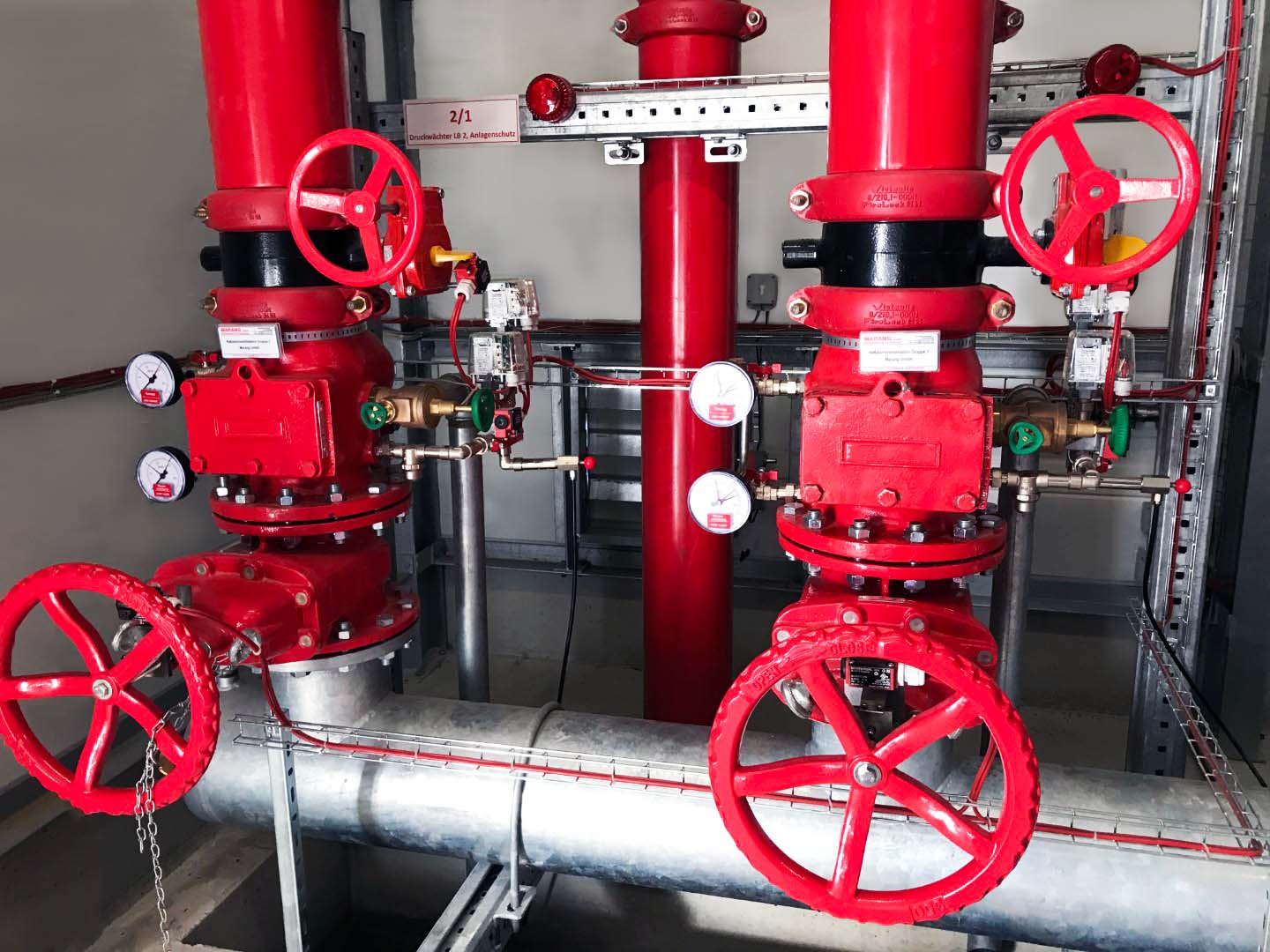 Wartungsintervalle Sprinkleranlagen - CWS Fire Safety
