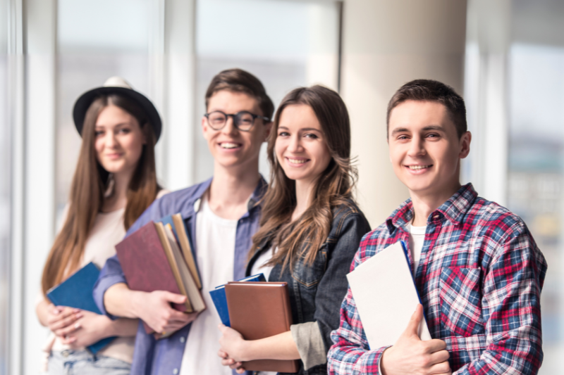 Studierende im Brandschutz